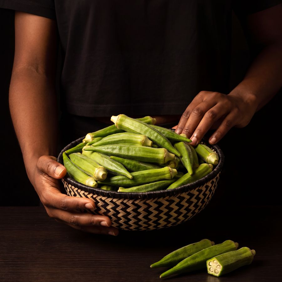 Photo de gombos frais, épicerie africaine Sepela à Lyon 7
